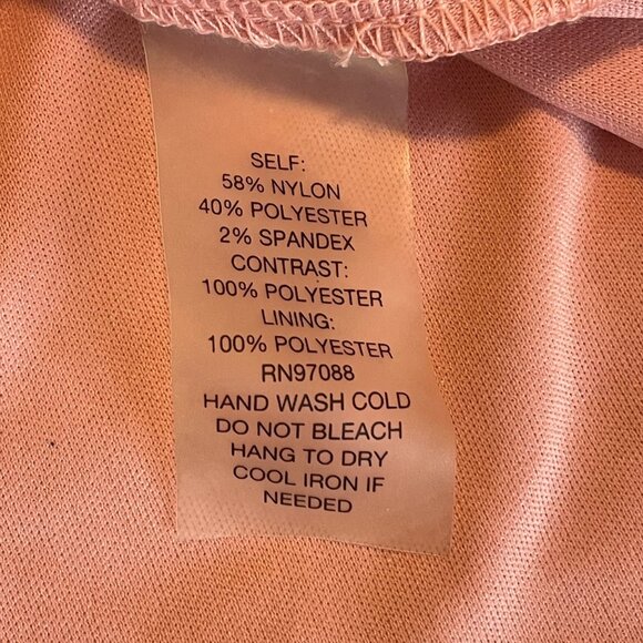 Delia Strapless Lace Dress Pink Satin Bow & Asymmetrical Silver Blush Colors Wom - Picture 9 of 11